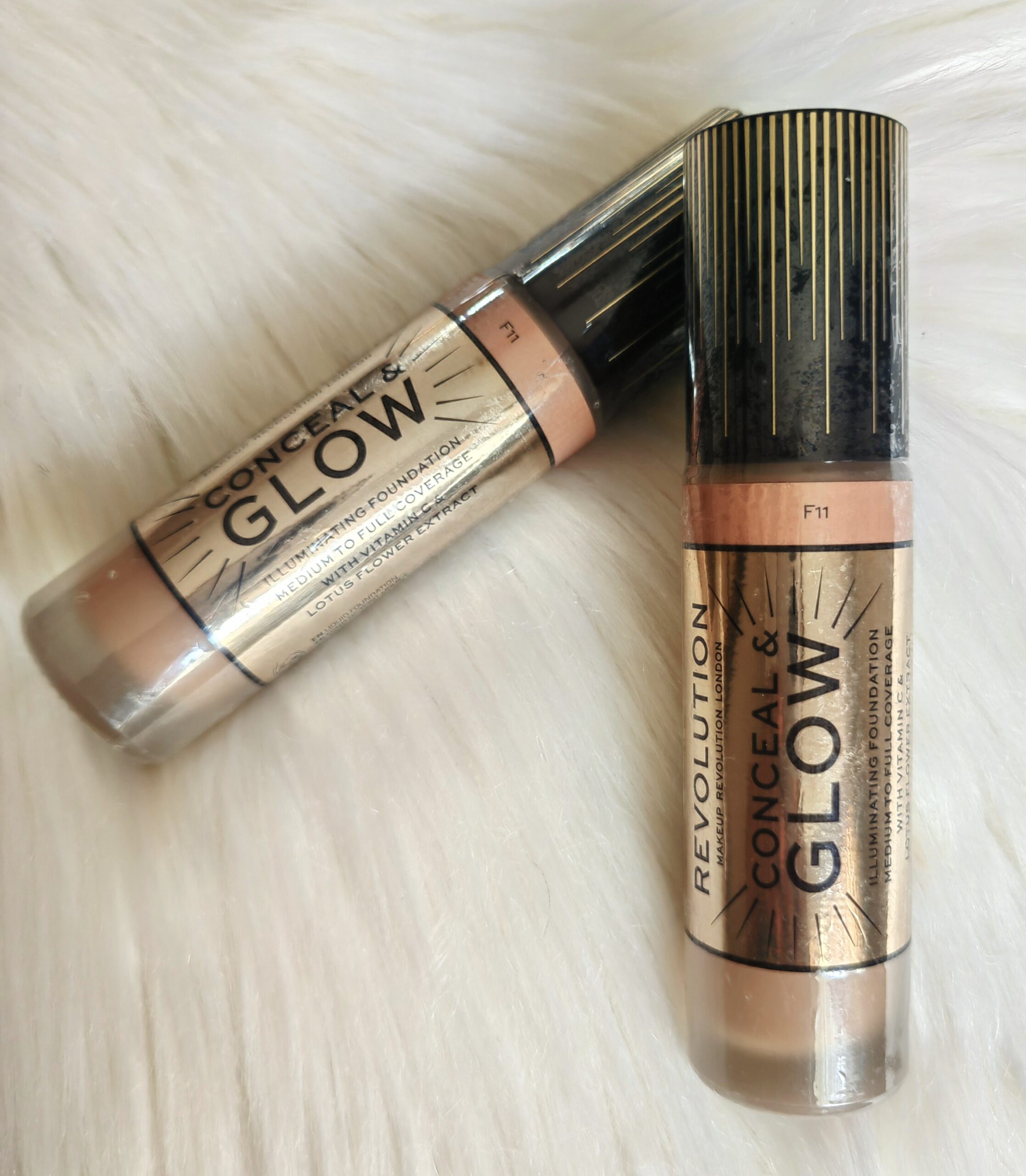 REVOLUTION Conceal and Glow Illuminating Foundation in the Shade F11