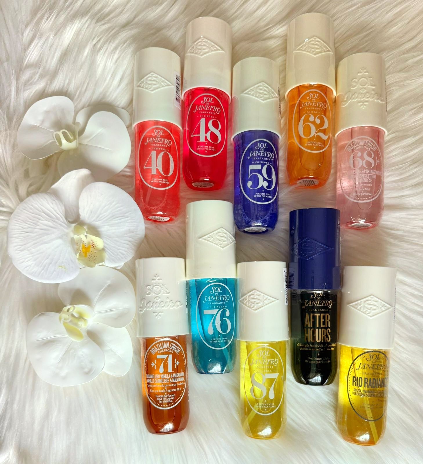 Set of 10 ORIGINAL Sol De Janeiro Fragrance Mists BUNDLE DEAL(10x90ml)-SAVE R999