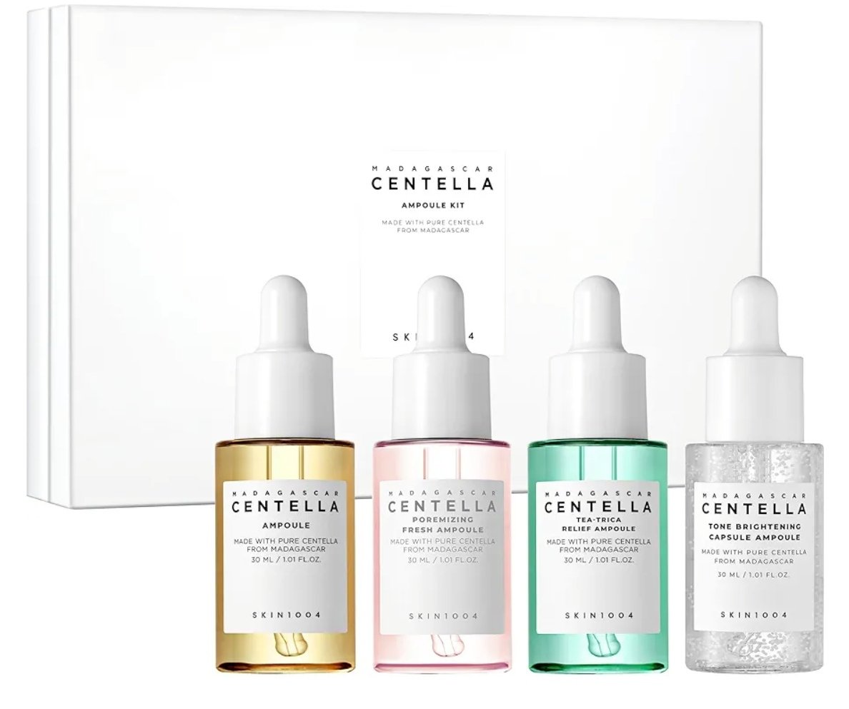 CENTELLA Korean Skincare-Set of 4 Ampoule Kit (30mlx4)